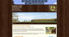 Desktop Screenshot of heritagenaturalbeef.com